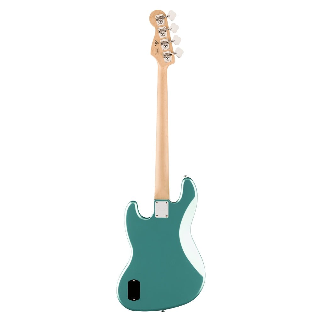 Squier Affinity Series Active Jazz Bass with Laurel Fingerboard and White Pickguard - Mystic Sea Foam Green Bass Guitars Sky Music