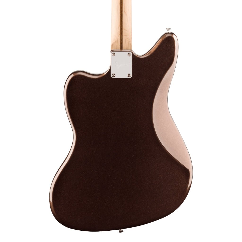 Squier Affinity Series Jaguar with Maple Fingerboard and White Pickguard - Mystic Metallic Brown Electric Guitars Sky Music