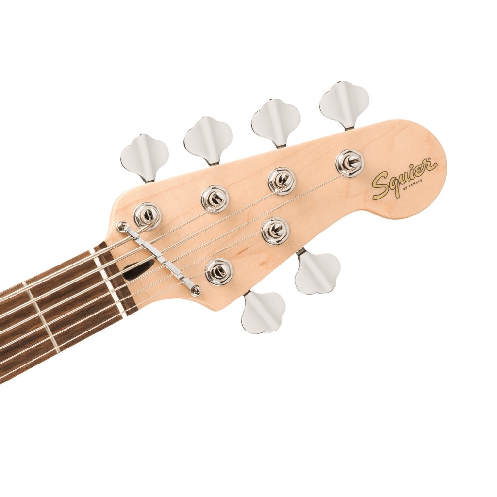 Squier Affinity Series Jazz Bass VI with Laurel Fingerboard and Black Pickguard - Black Metallic Bass Guitars Sky Music