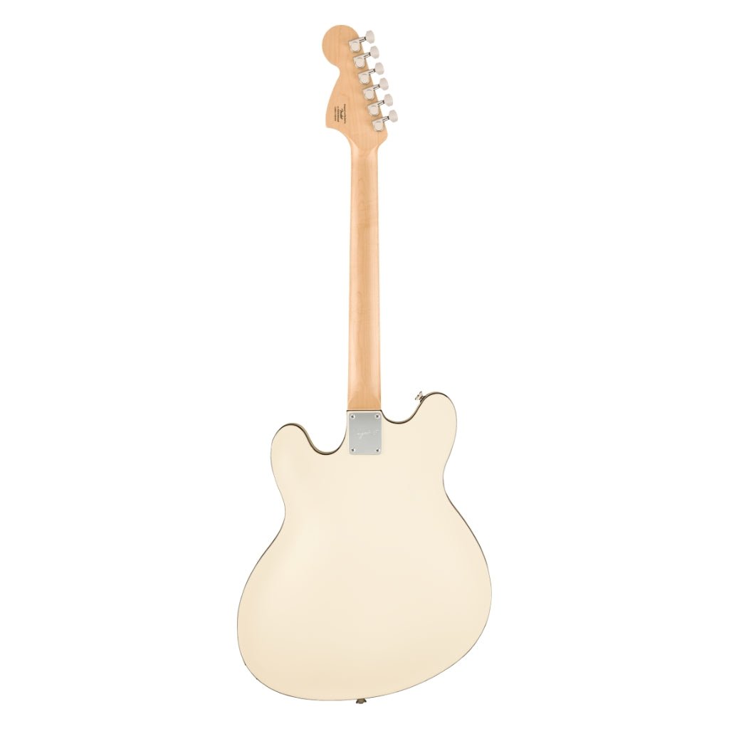 Squier Affinity Series Starcaster Deluxe Laurel Fingerboard - Olympic White Electric Guitars Sky Music