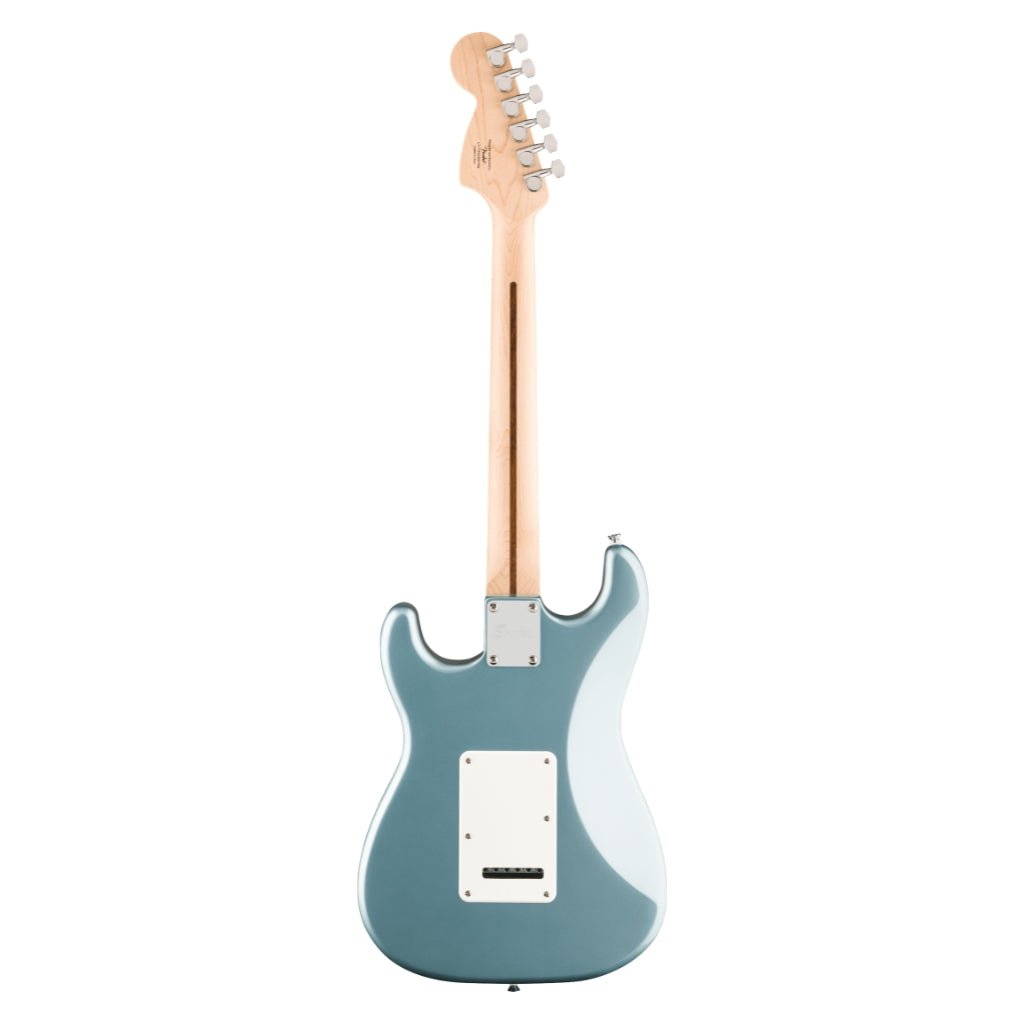 Squier Affinity Series Stratocaster Junior HSS Laurel Fingerboard with White Pickguard - Ice Blue Metallic Electric Guitars Sky Music