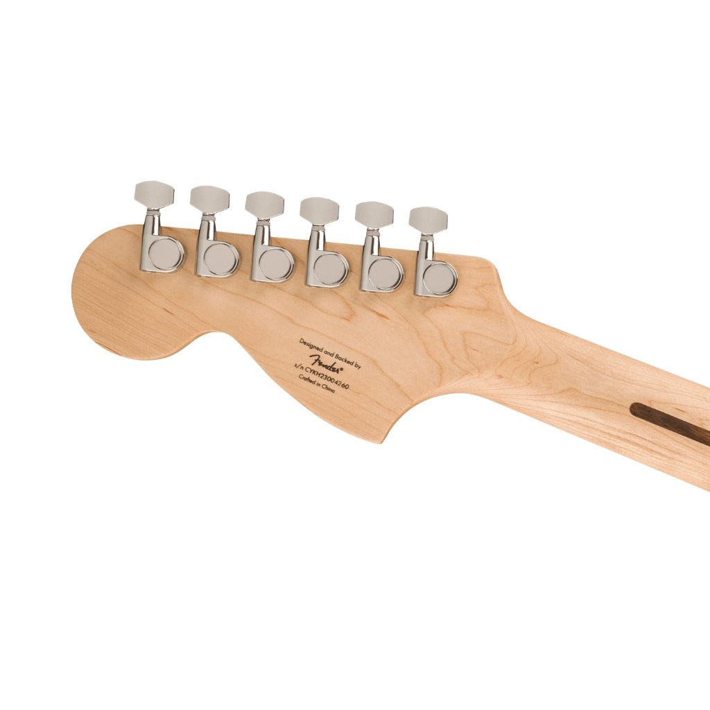Squier Affinity Series Stratocaster Mustang Micro Pack Laurel Fingerboard with Gig Bag - Black Electric Guitars Sky Music