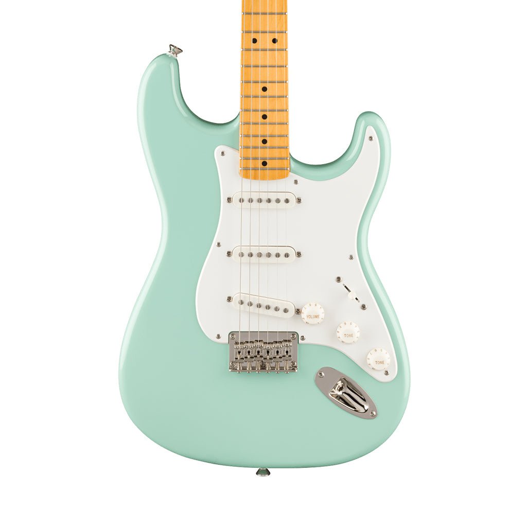 Squier Classic Vibe 50s Stratocaster HT Maple Fingerboard w/Parchment Pickguard - Surf Green Electric Guitars Sky Music