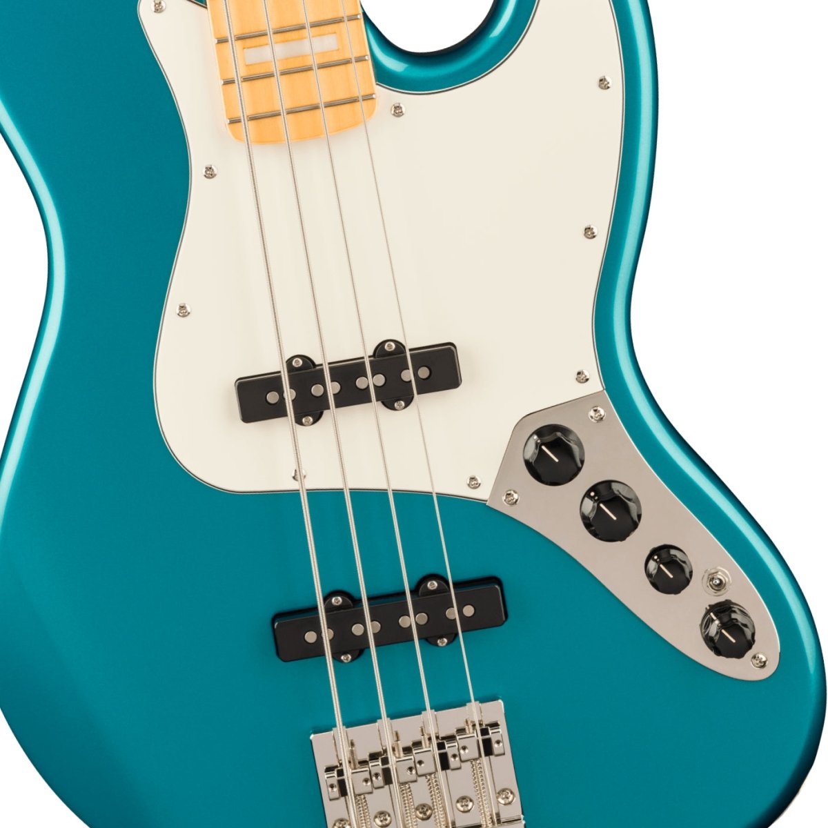 Squier Classic Vibe Active '70s Jazz Bass Guitar - Ocean Turquoise, Maple Fingerboard Bass Guitars Sky Music