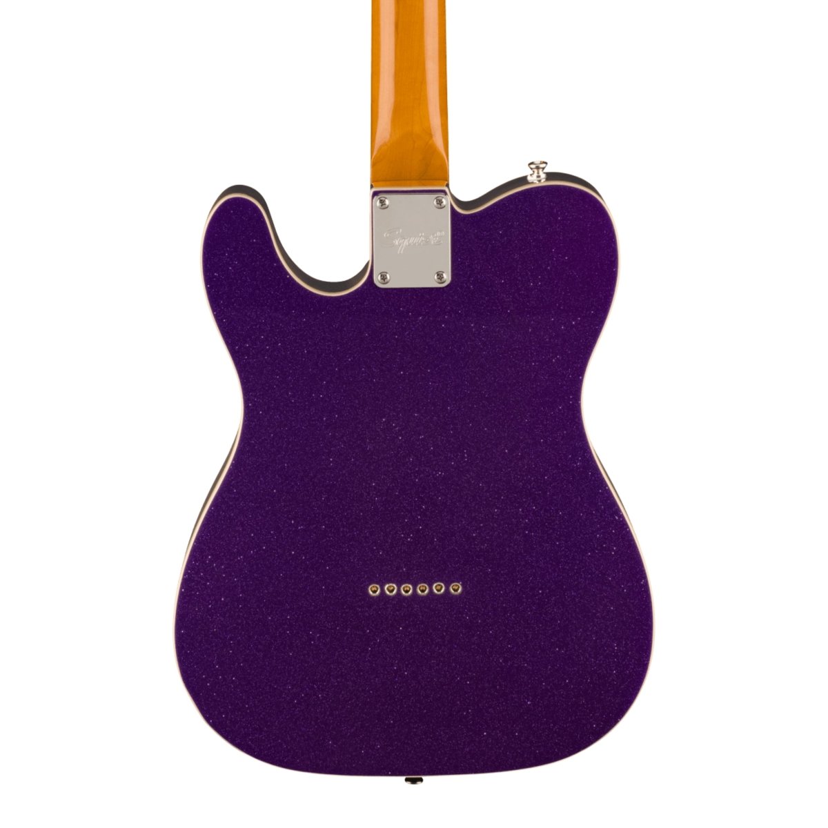 Squier Classic Vibe Baritone Custom Telecaster - Purple Sparkle, Laurel Fingerboard Electric Guitars Sky Music
