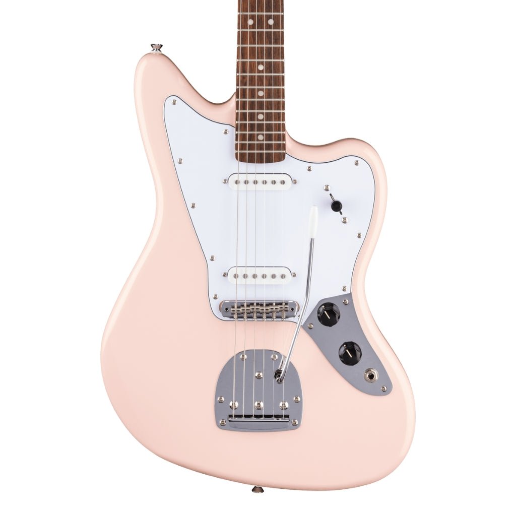Squier FSR Affinity Jaguar Electric Guitar - Shell Pink, Laurel Fingerboard Electric Guitars Sky Music