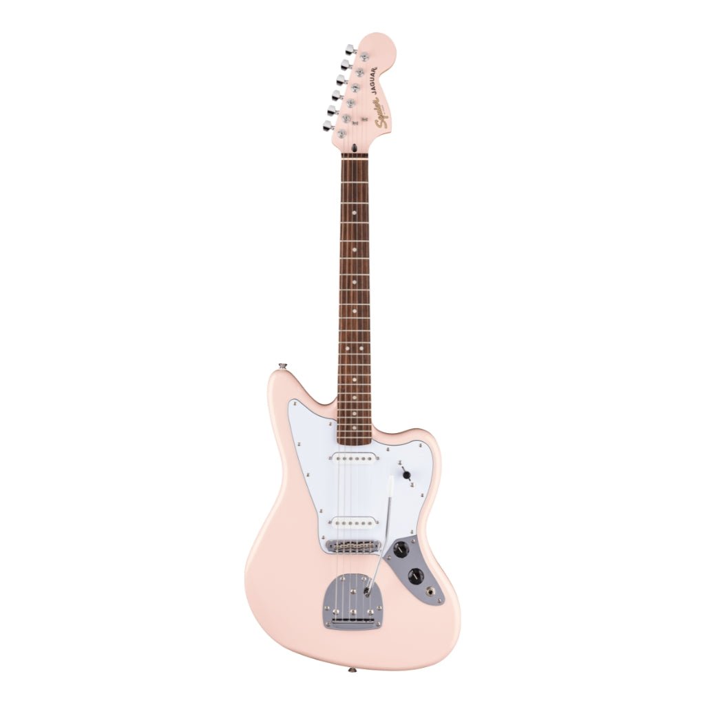 Squier FSR Affinity Jaguar Electric Guitar - Shell Pink, Laurel Fingerboard Electric Guitars Sky Music