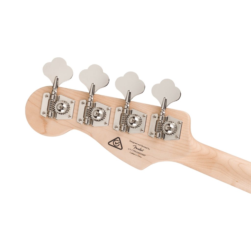 Squier FSR Affinity Series Active Jazz Bass - Charcoal Frost Metallic, Laurel Fingerboard Electric Guitars Sky Music