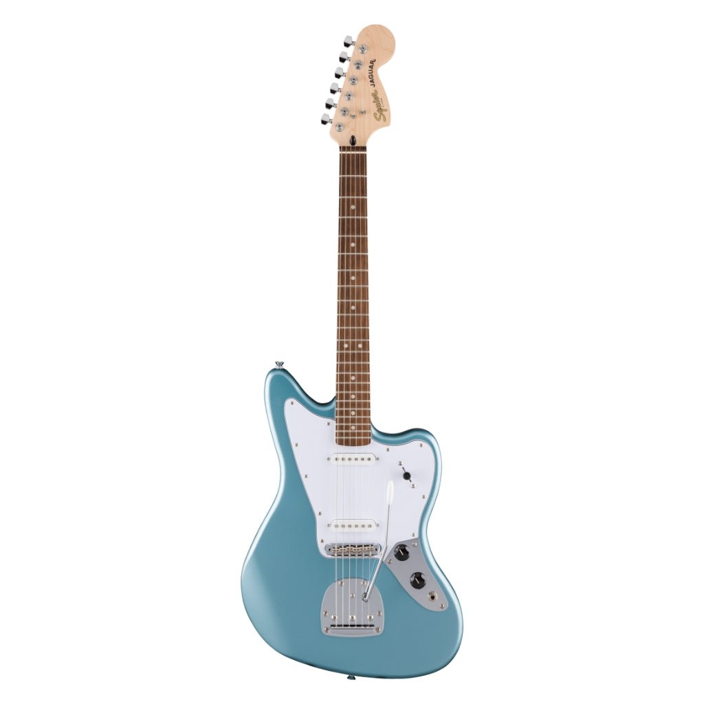 Squier FSR Affinity Series Jaguar Electric Guitar - Ice Blue Metallic Electric Guitars Sky Music