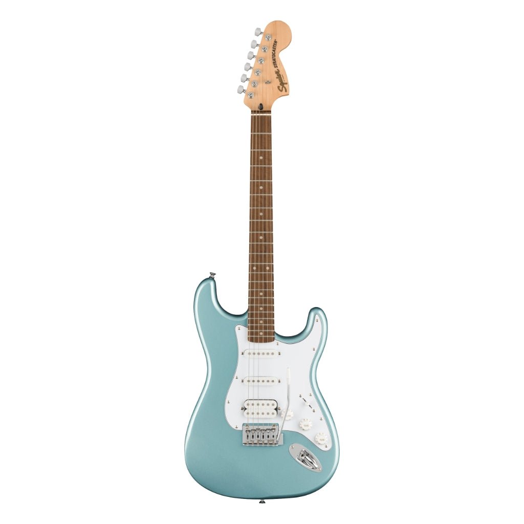 Squier FSR Affinity Series Stratocaster HSS - Ice Blue Metallic, Laurel Fingerboard Electric Guitars Sky Music