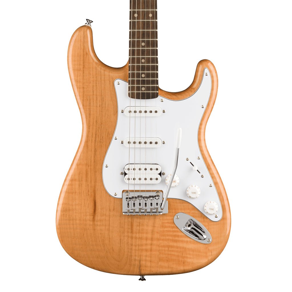 Squier FSR Affinity Series™ Stratocaster® HSS, Laurel Fingerboard, White Pickguard, Natural Electric Guitars Sky Music
