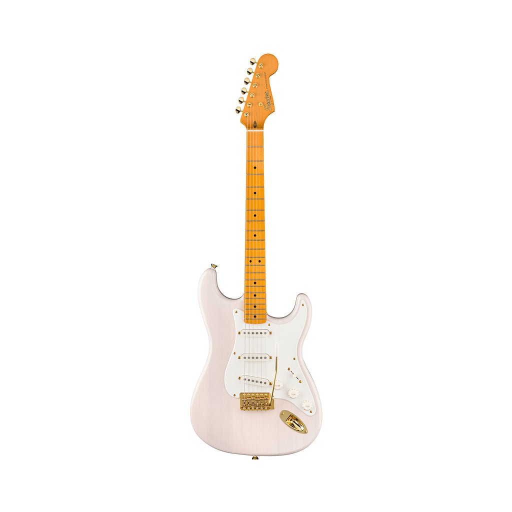 Squier FSR Classic Vibe 50s Stratocaster Maple Fingerboard w/Gold Hardware - White Blonde Electric Guitars Sky Music