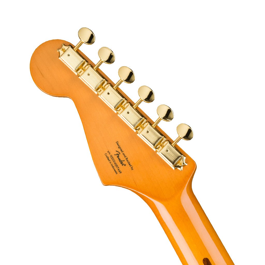 Squier FSR Classic Vibe 50s Stratocaster Maple Fingerboard w/Gold Hardware - White Blonde Electric Guitars Sky Music