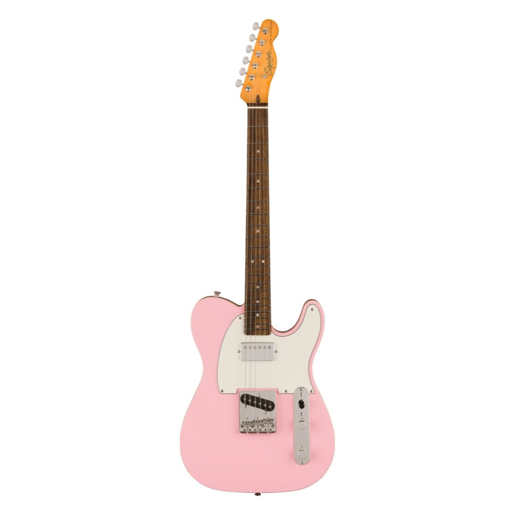 Squier FSR Classic Vibe '60s Custom Telecaster Electric Guitar - Shell Pink, Laurel Fingerboard Electric Guitars Sky Music