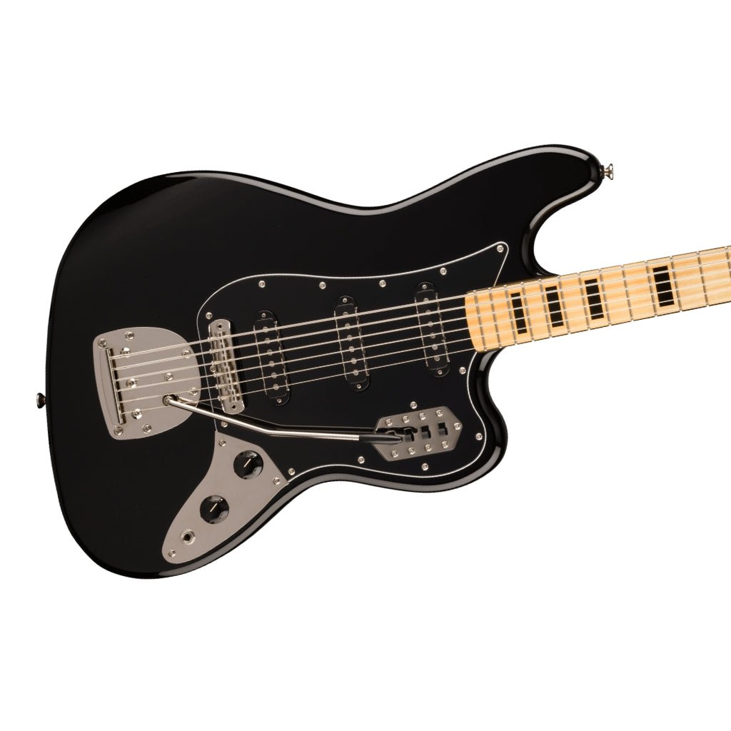 Squier FSR Classic Vibe Bass VI Bass Guitar - Black, Maple Fingerboard Bass Guitars Sky Music