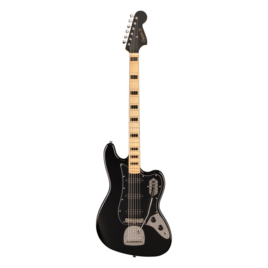 Squier FSR Classic Vibe Bass VI Bass Guitar - Black, Maple Fingerboard Bass Guitars Sky Music