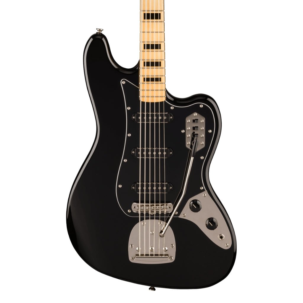 Squier FSR Classic Vibe Bass VI Bass Guitar - Black, Maple Fingerboard Bass Guitars Sky Music