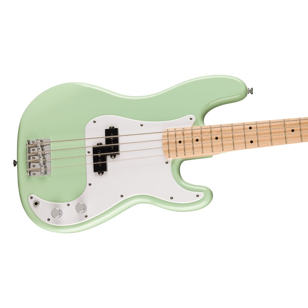 Squier FSR Sonic Precision Bass Guitar - Surf Green, Maple Fingerboard Electric Guitars Sky Music