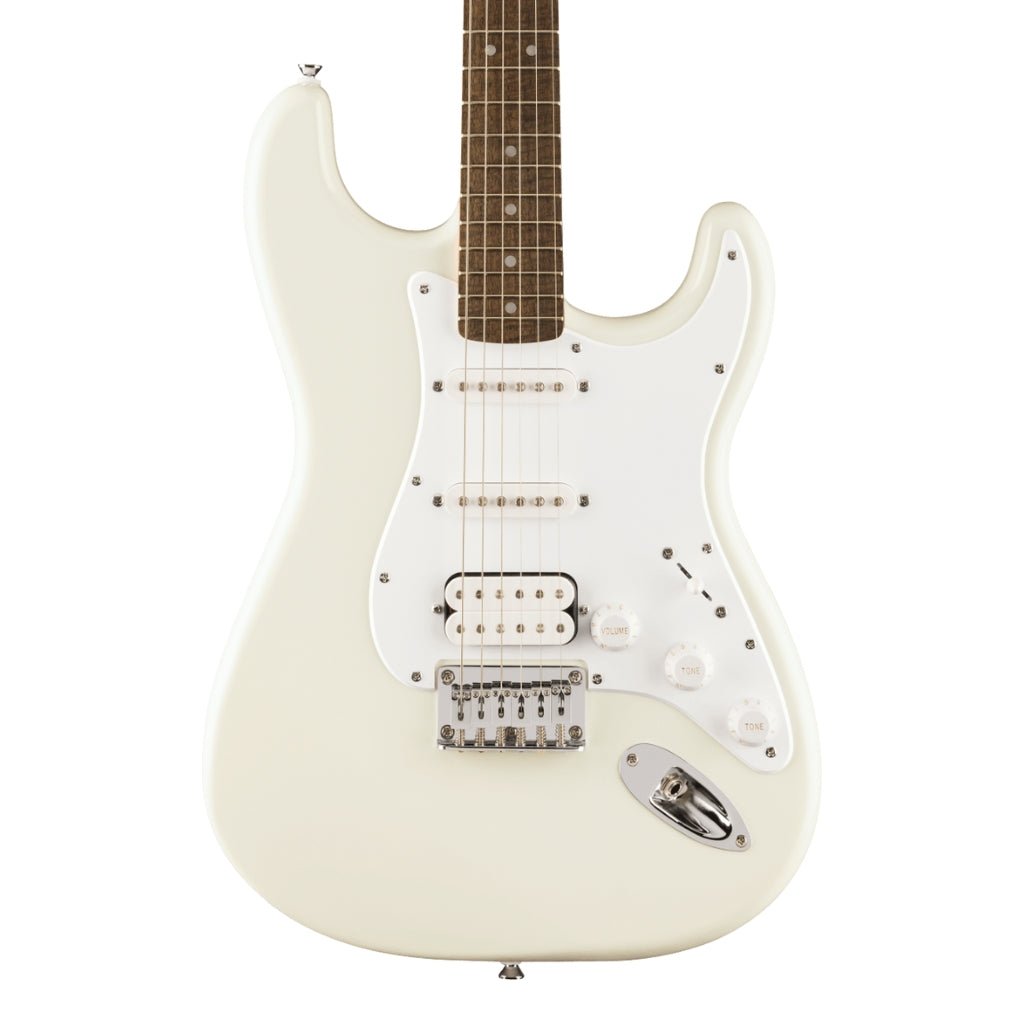 Squier FSR Sonic Stratocaster HT HSS Electric Guitar - Arctic White, Laurel Fingerboard Electric Guitars Sky Music