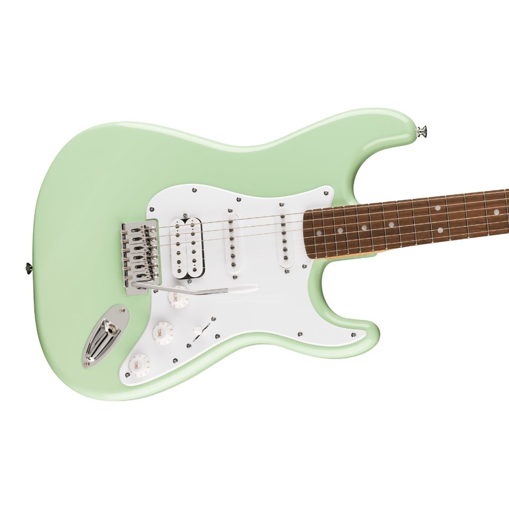 Squier FSR Squier Sonic Stratocaster HSS Electric Guitar - Surf Green, Laurel Fingerboard Electric Guitars Sky Music