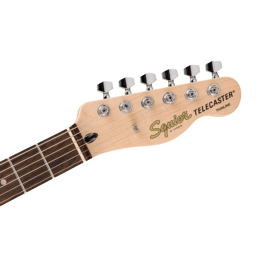 Squier Limited Edition Affinity Series Telecaster Thinline - Lake Placid Blue, Laurel Fingerboard Electric Guitars Sky Music