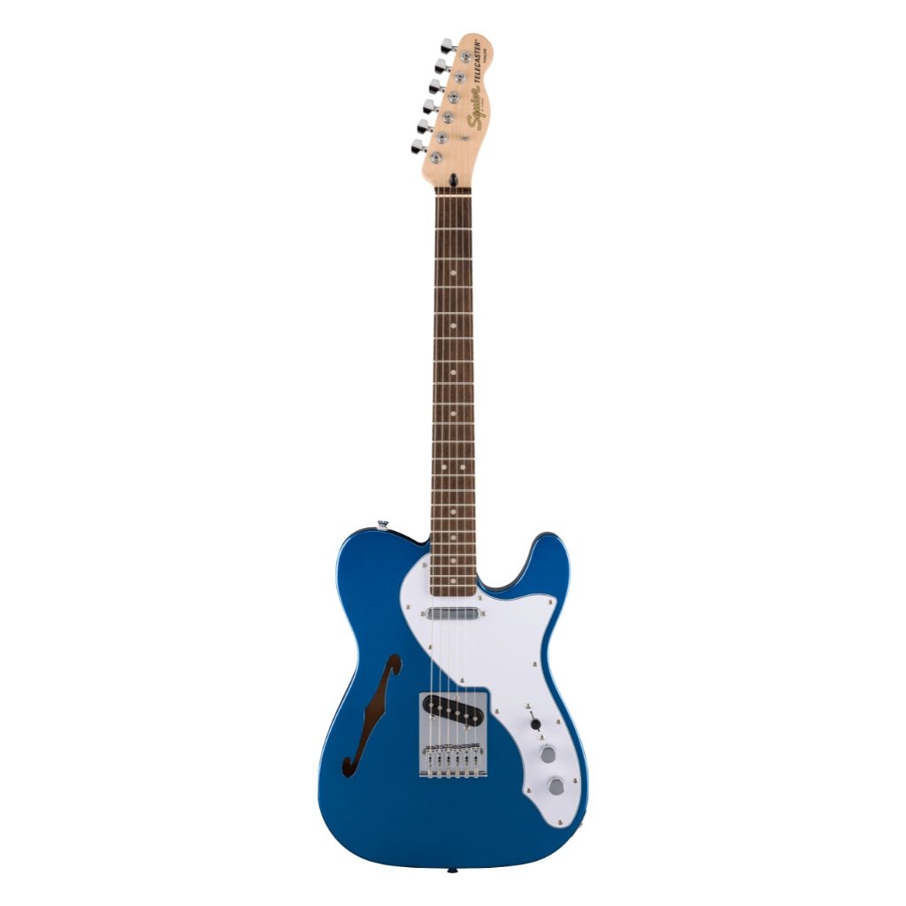 Squier Limited Edition Affinity Series Telecaster Thinline - Lake Placid Blue, Laurel Fingerboard Electric Guitars Sky Music