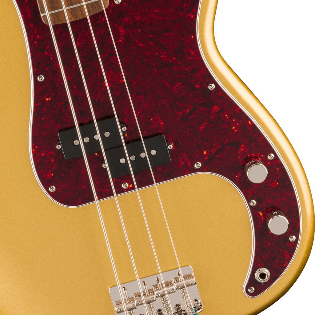 Squier Limited Edition Classic Vibe 60s Precision Bass - Aztec Gold, Laurel Fingerboard Bass Guitars Sky Music
