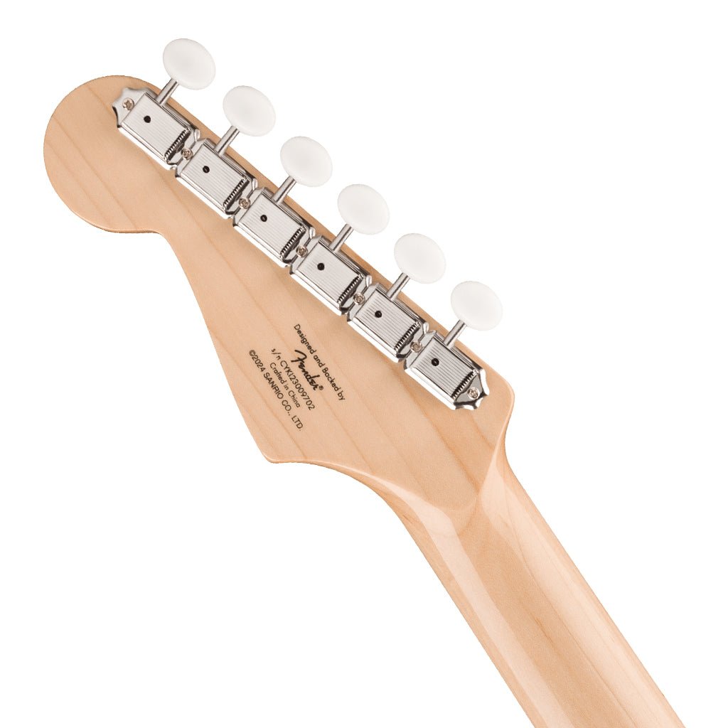 Squier Limited Edition Hello Kitty Stratocaster - White Electric Guitars Sky Music