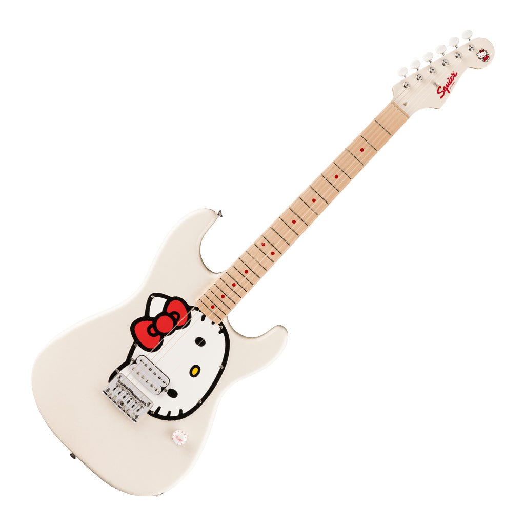 Squier Limited Edition Hello Kitty Stratocaster - White Electric Guitars Sky Music