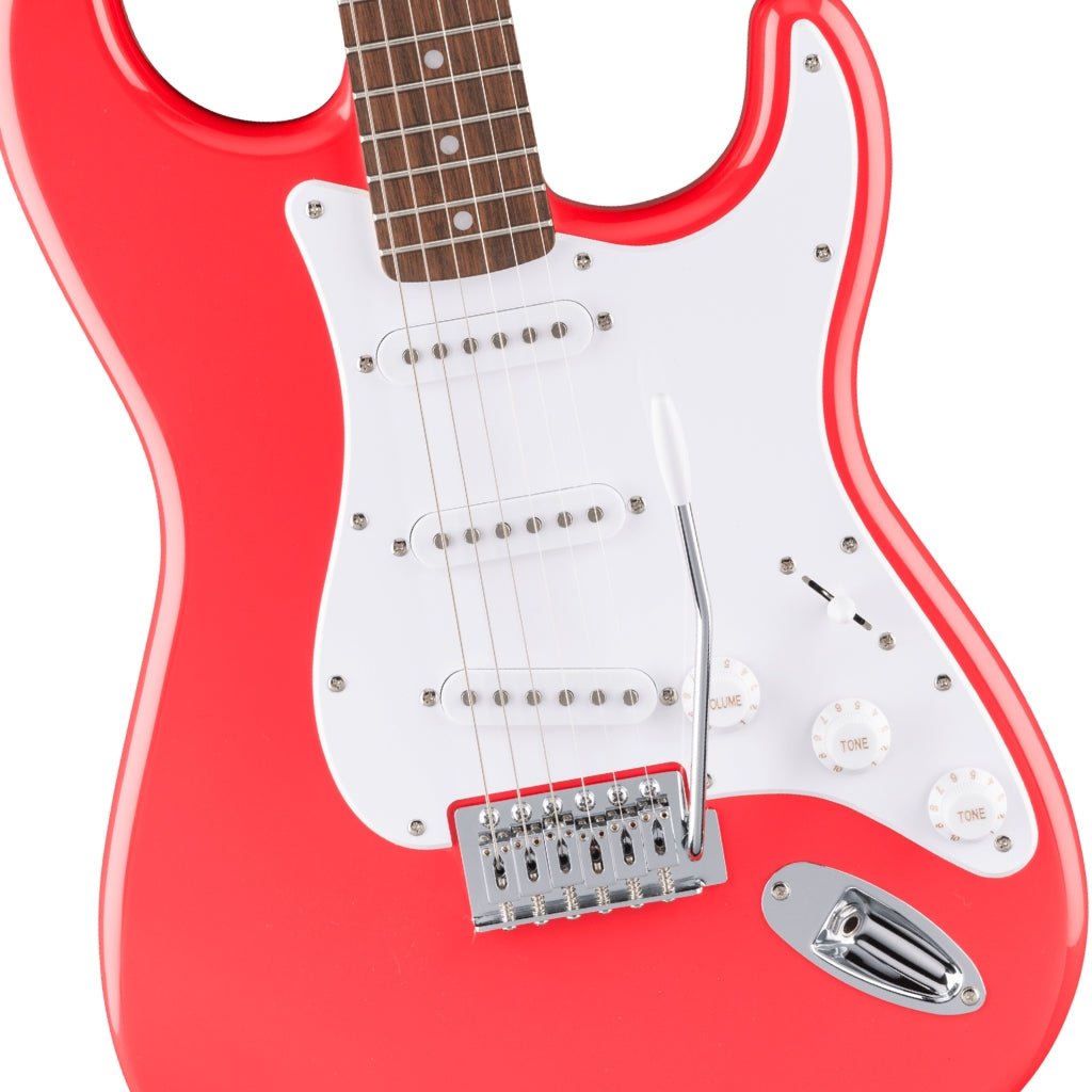 Squier Limited Edition Squier Sonic Stratocaster - Fiesta Red, Laurel Fingerboard Electric Guitars Sky Music