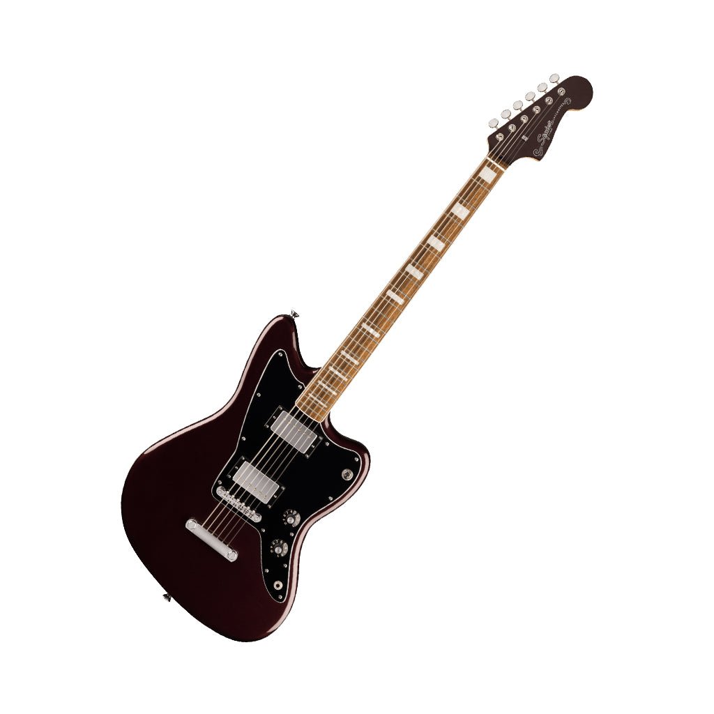 Squier Paranormal Baritone Jazzmaster HH Laurel Fingerboard Electric Guitar - Oxblood Electric Guitars Sky Music