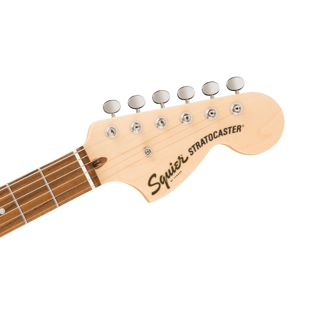 Squier Paranormal Stratocaster Deluxe Electric Guitar - Vintage White, Laurel Fingerboard Electric Guitars Sky Music