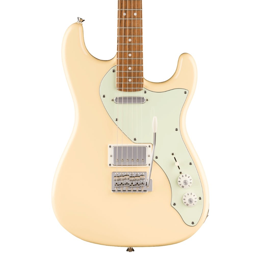 Squier Paranormal Stratocaster Deluxe Electric Guitar - Vintage White, Laurel Fingerboard Electric Guitars Sky Music