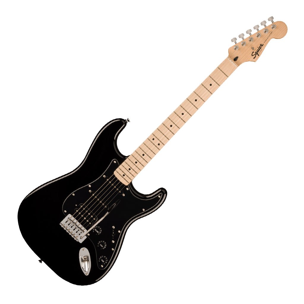 Squier Sonic Stratocaster HSS Black Electric Guitars Sky Music