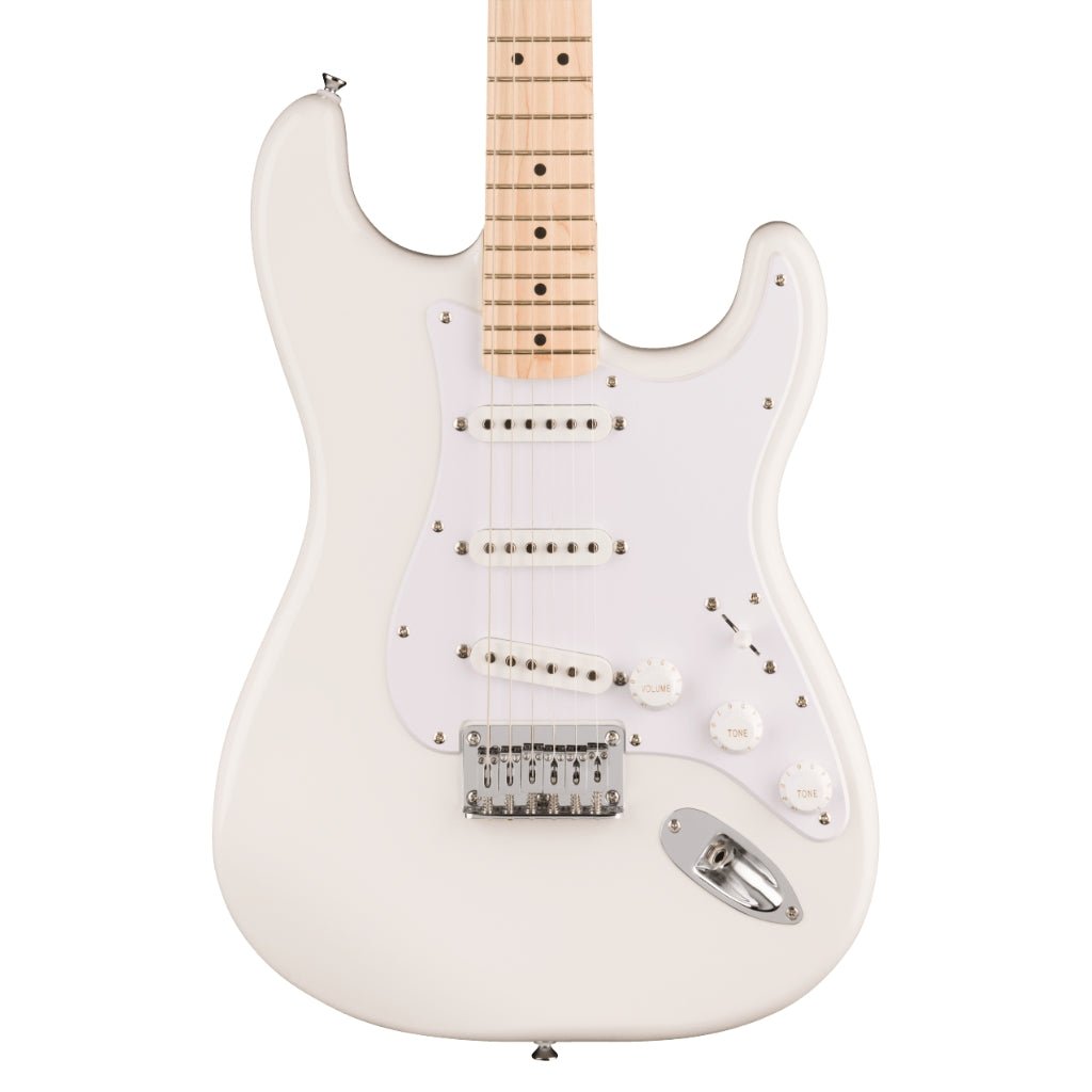 Squier Sonic Stratocaster HT in Arctic White Electric Guitars Sky Music