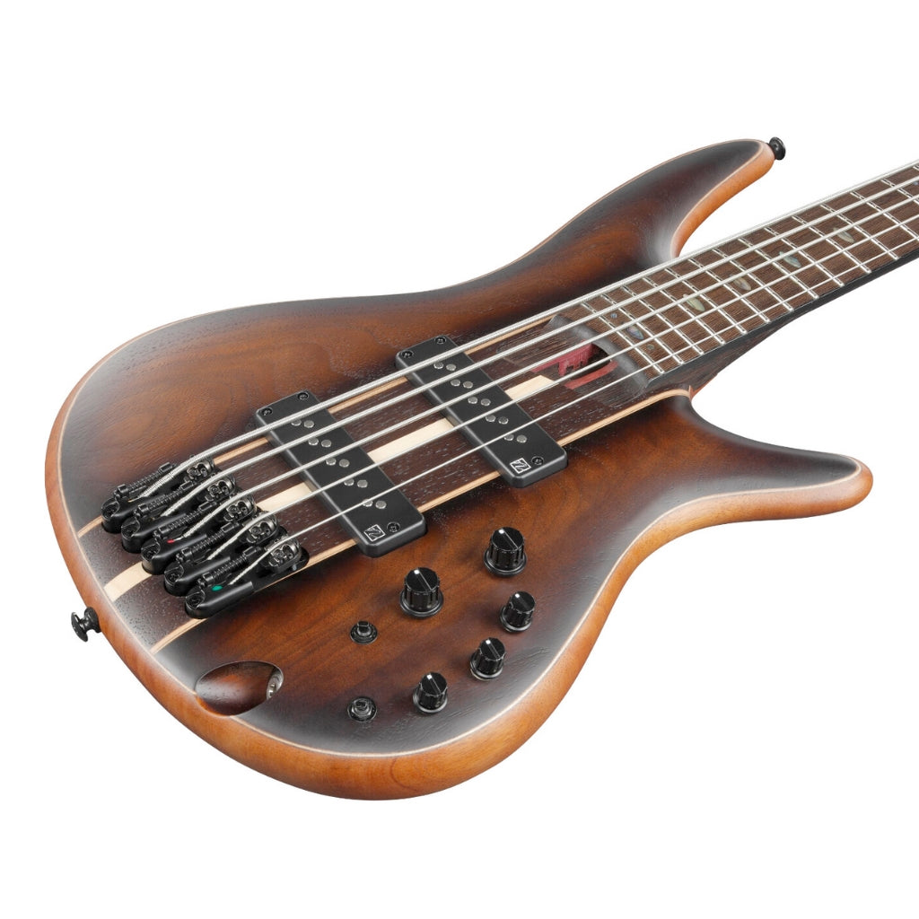 Ibanez - SR1355B 5 String Premium Bass With Bag - Dual Mocha Burst Flat