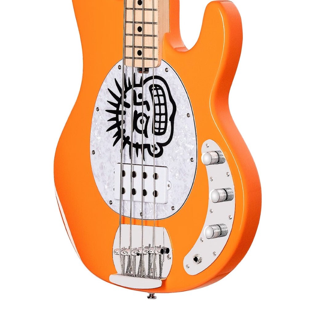 Sterling By Music Man Mike Herrera Signature StingRay Electric Bass Guitar - Orange Creamsicle Bass Guitars Sky Music