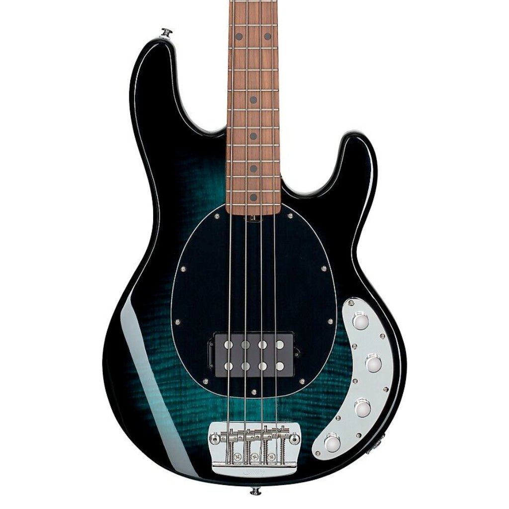 Sterling By Music Man StingRay RAY34FM Bass Guitar - Teal Bass Guitars Sky Music