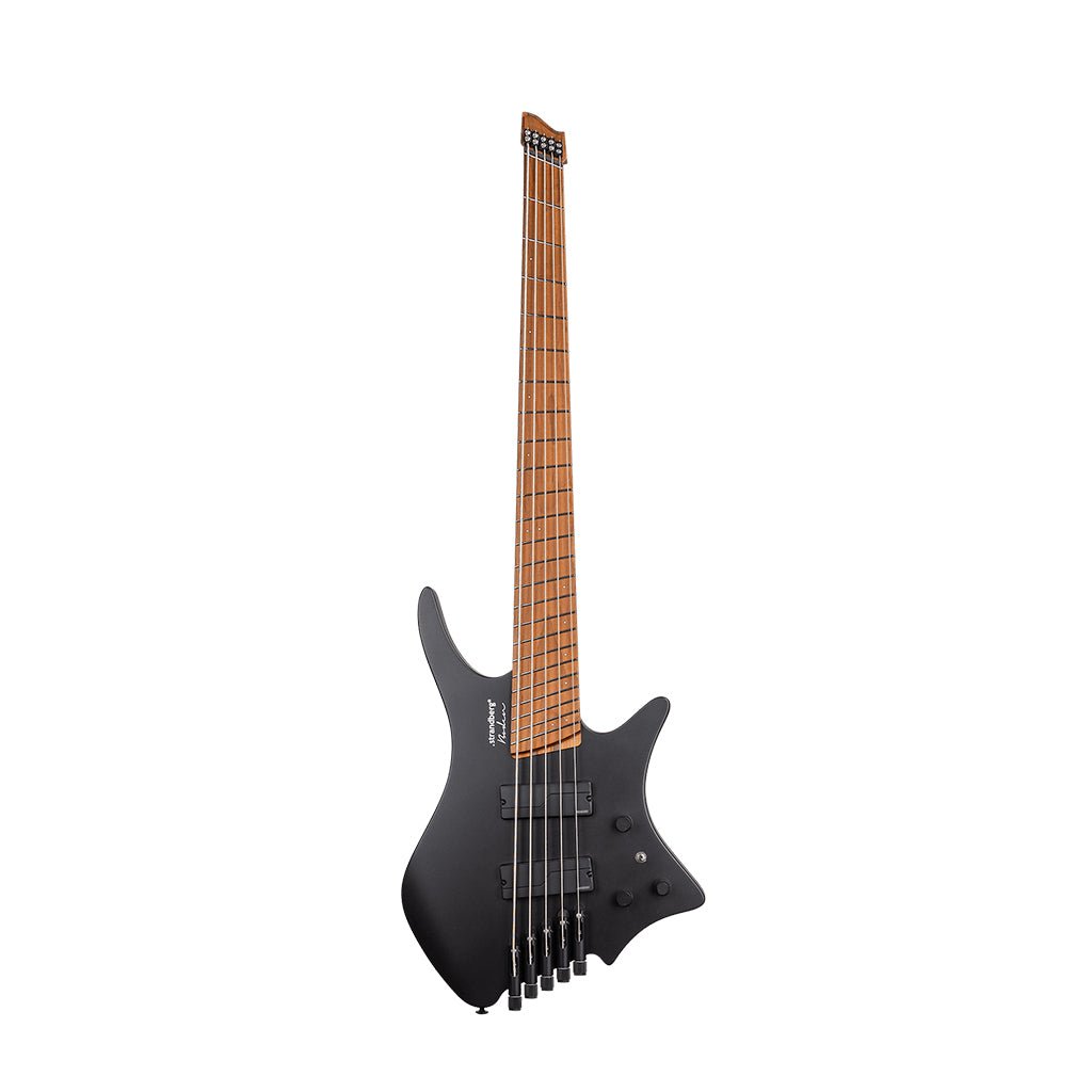 Strandberg Boden Bass Standard 5 String Bass Guitar - Black Metallic Satin Bass Guitars Sky Music