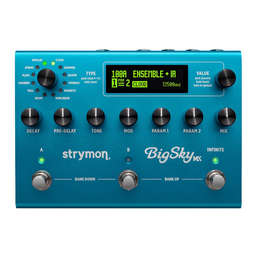 Strymon - BigSky MX Multidimensional Reverb Effect Pedal Effects Pedals Sky Music