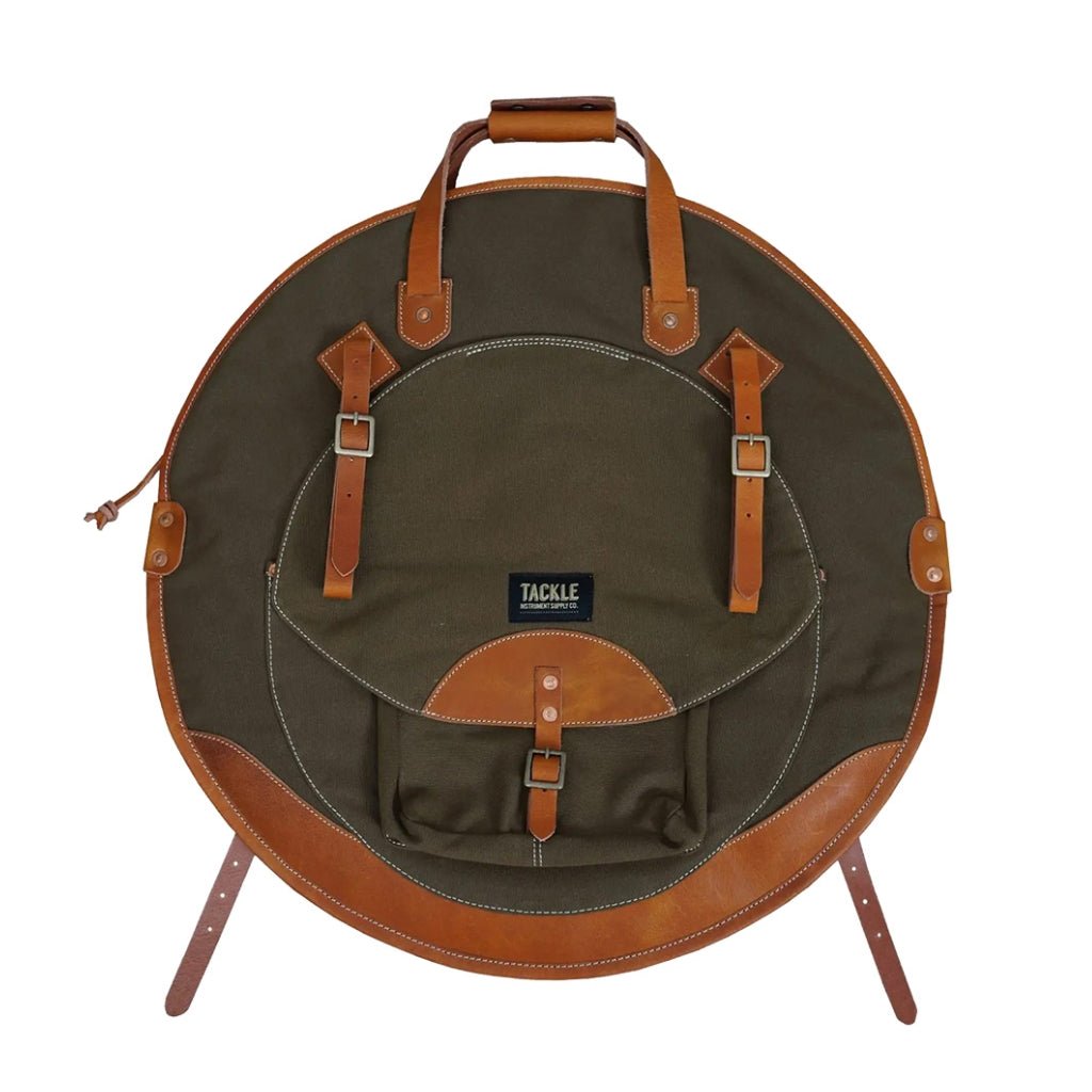 Tackle Backpack Cymbal Bag - 22 inch, Forest Green Drum Bags & Cases Sky Music