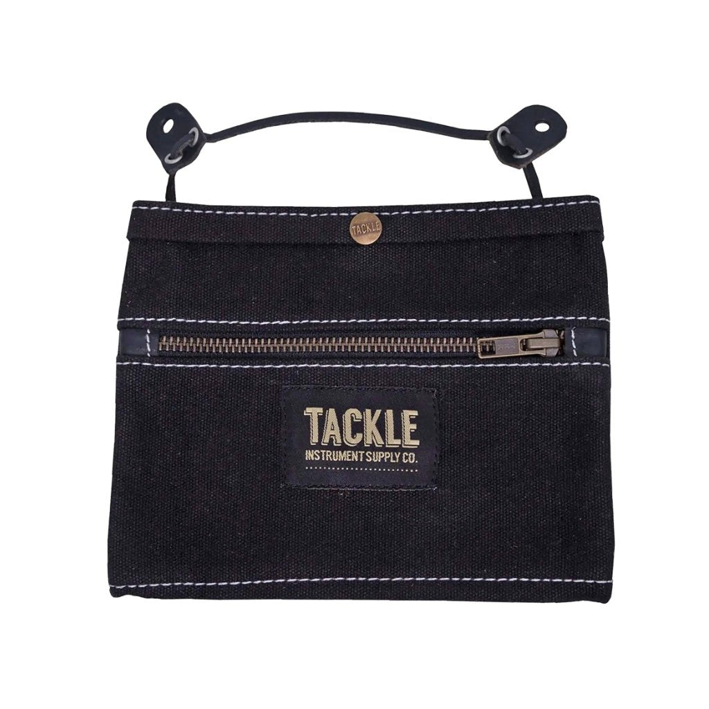 Tackle Waxed Canvas Gig Pouch - Black Drum Bags & Cases Sky Music