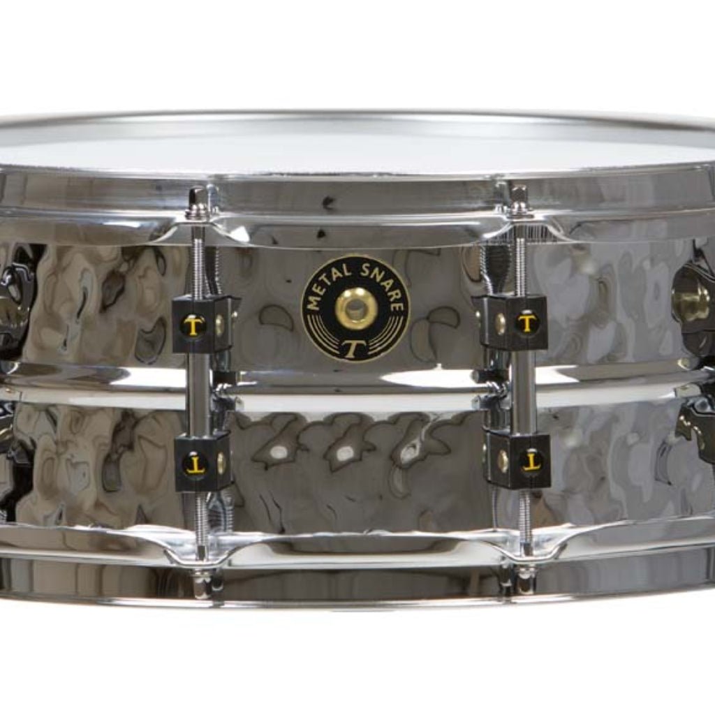 Tamburo 14" x 5.5" Hammered Steel Shell Snare Snare Drums Sky Music