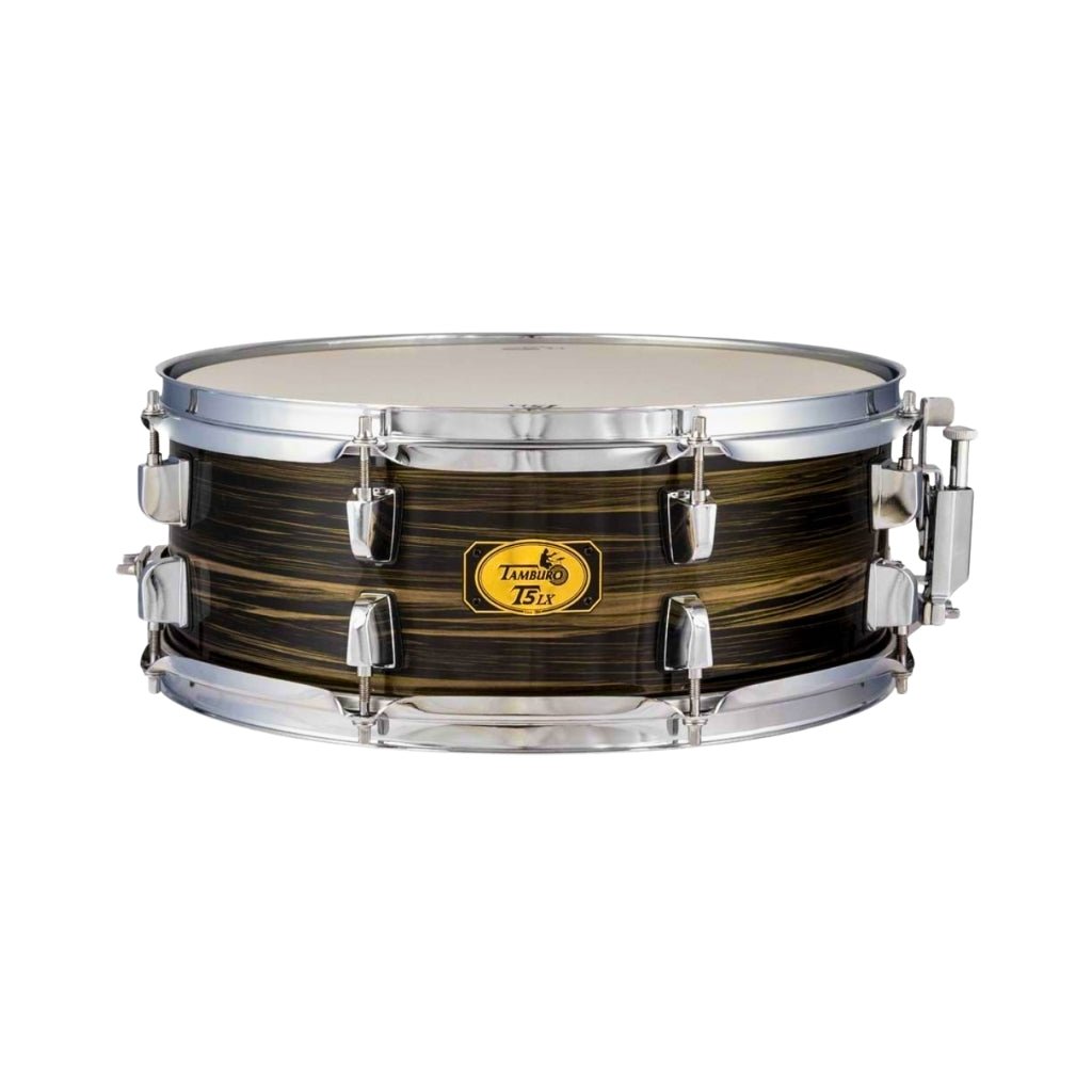 Tamburo T5LX Series Snare Drum - 5.5 inches x 14 inches, Wood Grain Black Snare Drums Sky Music