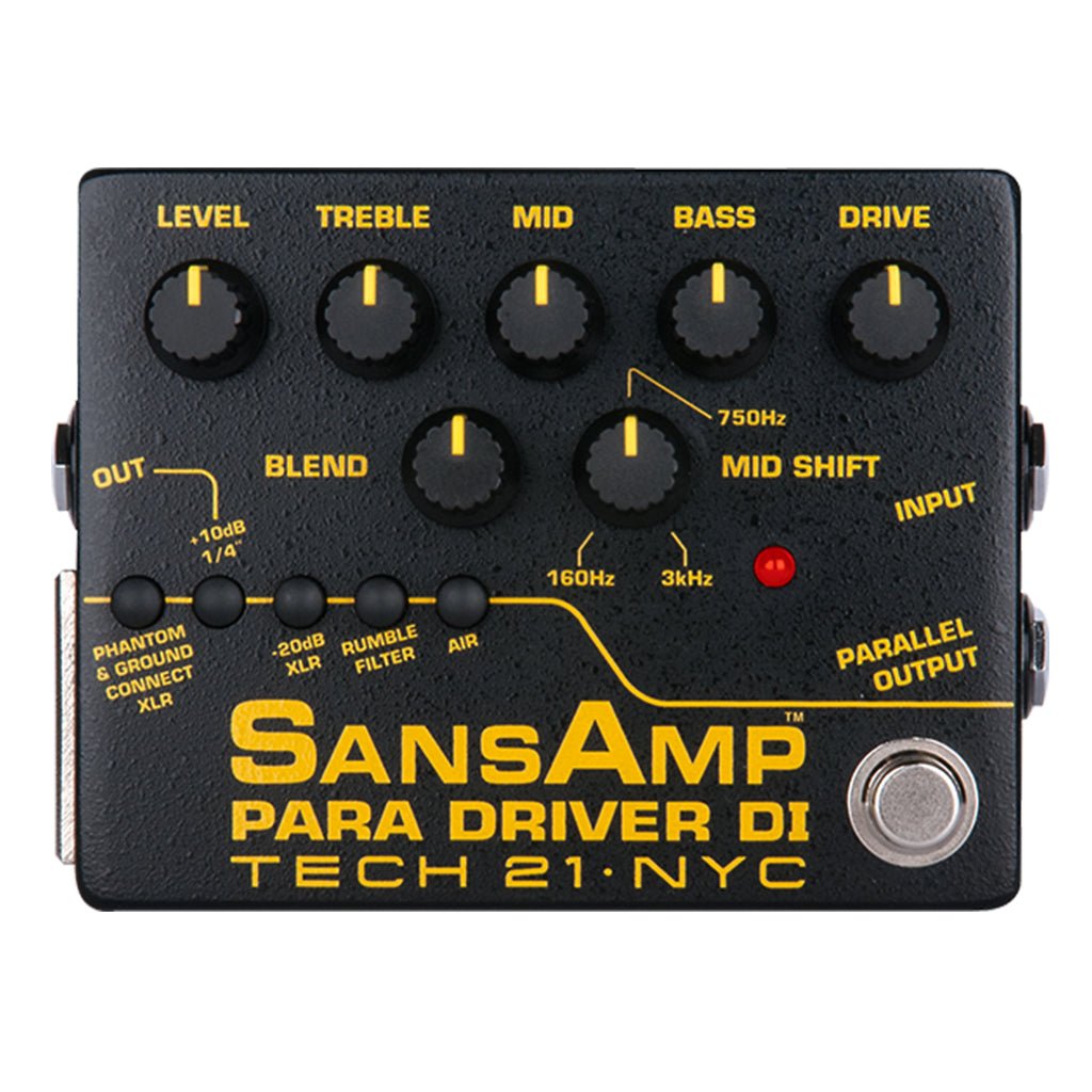 Tech 21 Sansamp Para Driver DI V2 Effects Pedals Sky Music