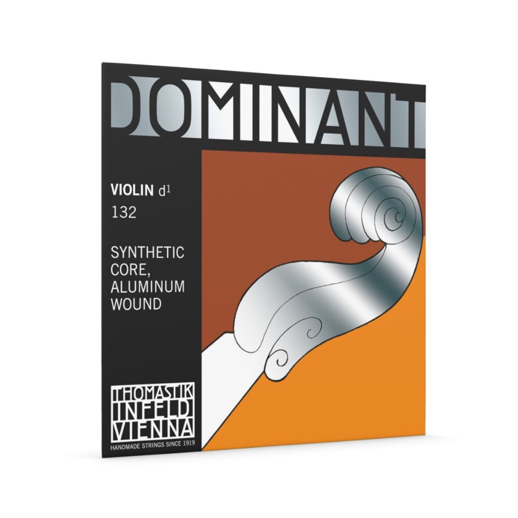Thomastik Dominant DT132W Violin D String 4/4 Light Synthetic Core Aluminum Wound Bowed Instrument Strings Sky Music
