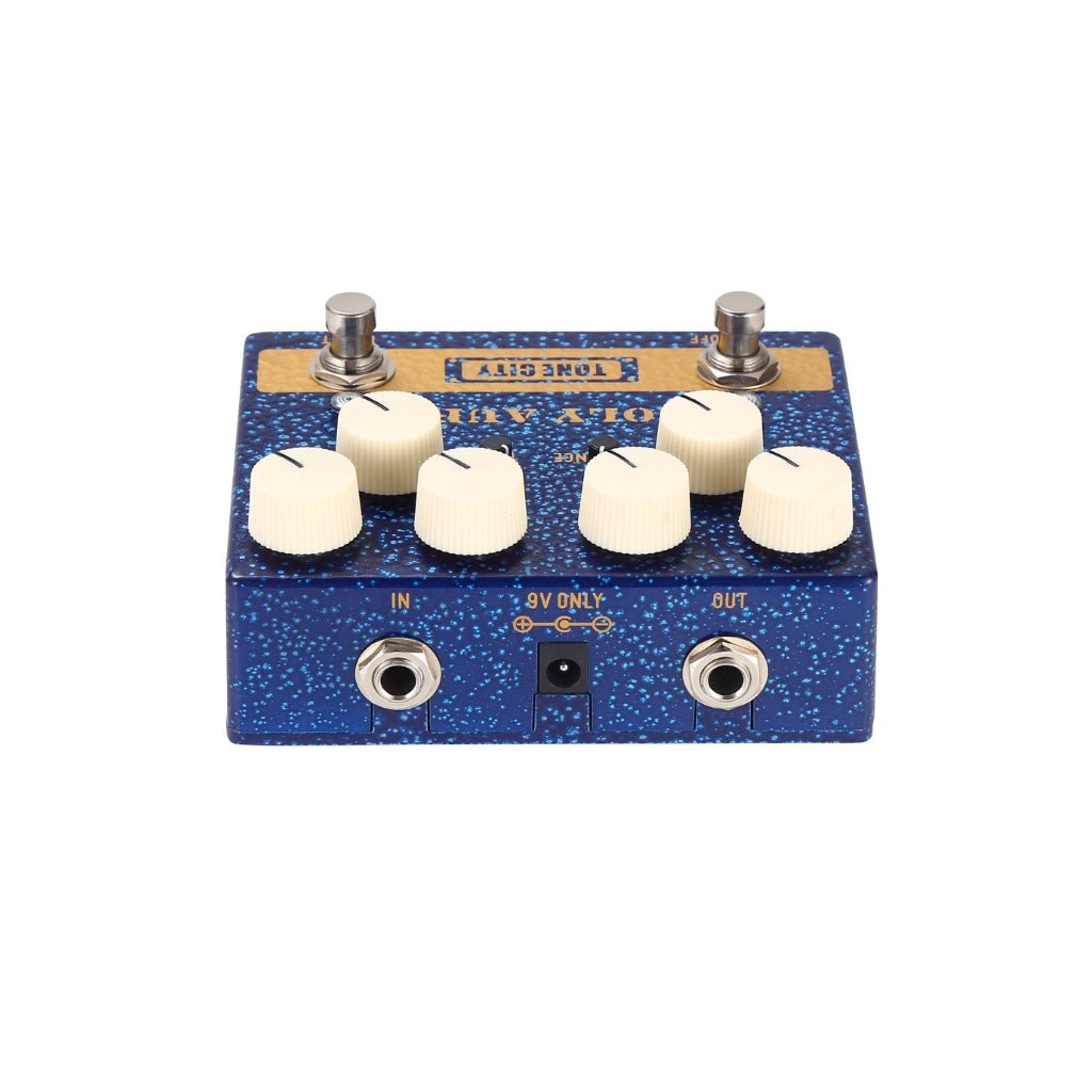 Tone City Audio - Deluxe Series Holy Aura - Distortion and Boost Effects Pedals Sky Music