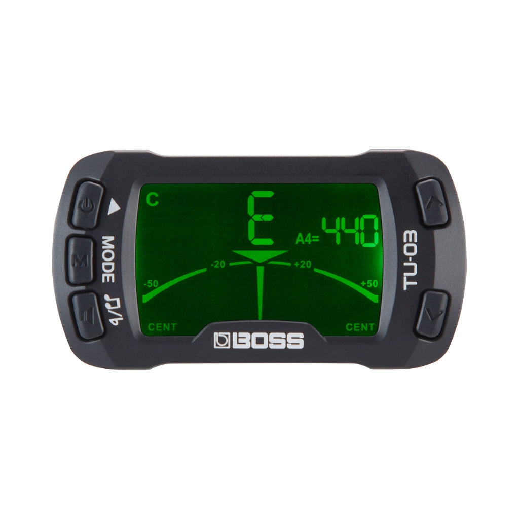 Boss - TU-03 - Clip-On Tuner & Metronome