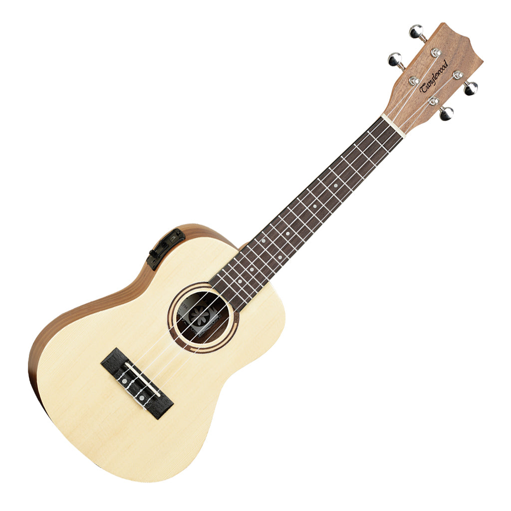 Tanglewood TWT9EB Tiare Concert Ukulele with Pickup Spruce Koa with Gig Bag