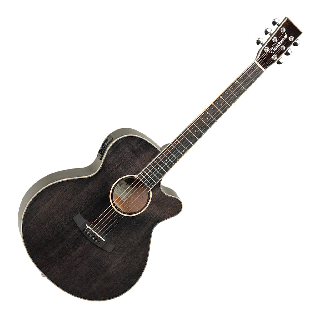 Tanglewood TW4BS Winterleaf SF C/E Black Shadow Gloss